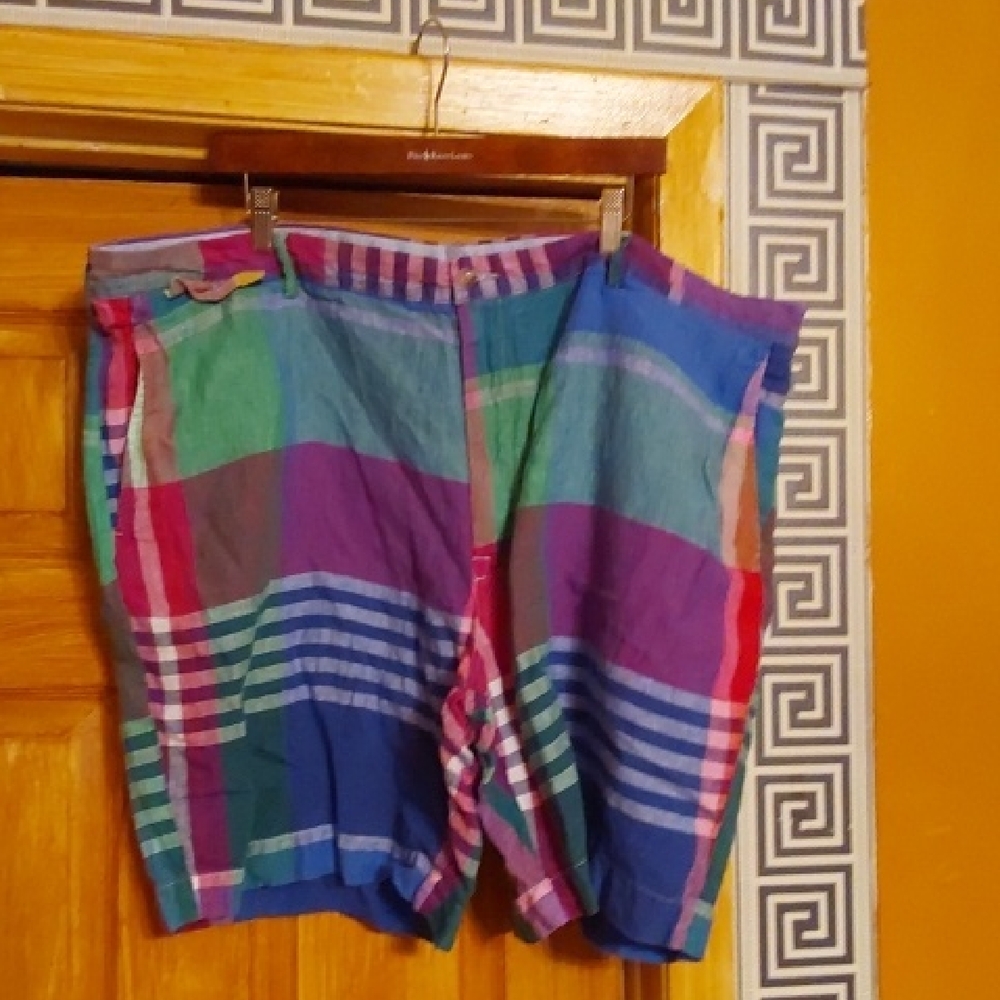 Ralph Lauren Polo Classic Fit Linen Shorts Size 48B